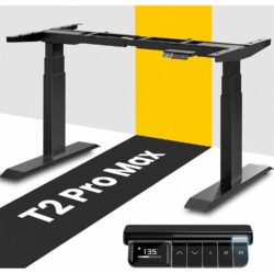 Elektriline reguleeritava kõrgusega laua raam T2 Pro Max, 160kg