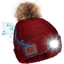 Bluetooth LED-valgustusega talvemüts