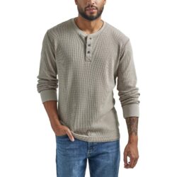 Wrangler Authentics pikkade varrukatega Henley-tüüpi särk, L