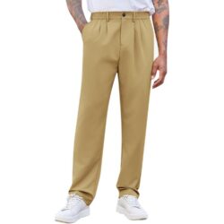 Mugavad meeste vabaaja- ja viigipüksid – Khaki, M