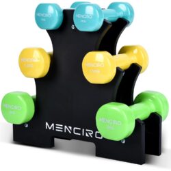 Hantlite komplekt MENCIRO 1 / 1,5 / 2 kg – 6 tk