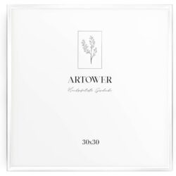 Artower valge metallist pildiraam 30x30 cm
