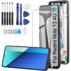 Xiaomi Redmi Note 13 4G LCD ekraan koos raami ja tööriistadega