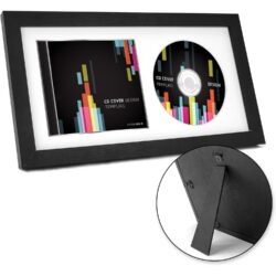 FramePro CD-plaadi ja ümbrise vitriin-raam, 36x20 cm, valge