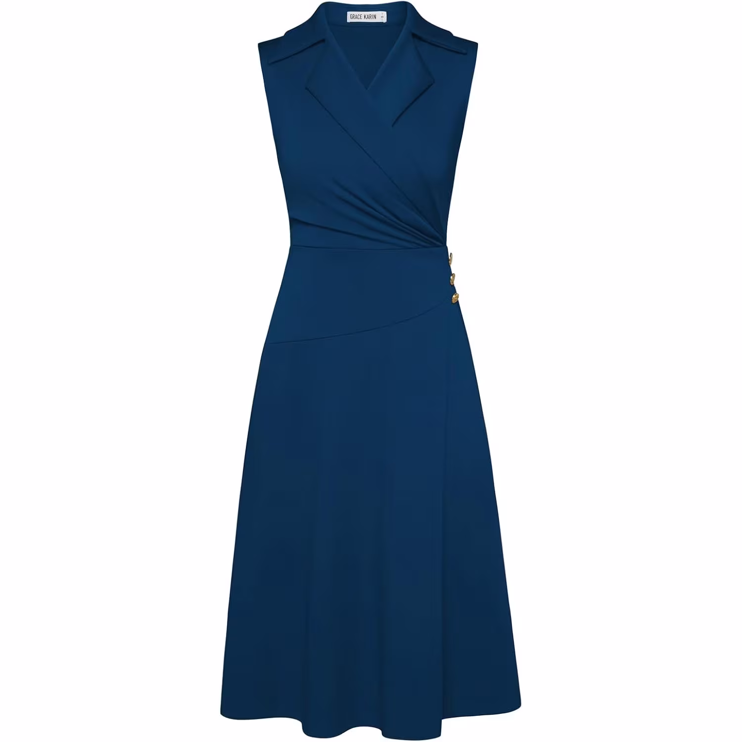 A-lõikeline midi-kleit.jpg (Squared) Grace Karin elegantne A-lõikeline midi-kleit, M - Pilt 1