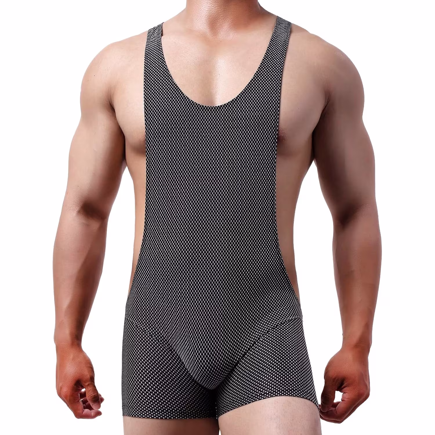 hingav maadlustrikoo.jpg (Squared) Meeste hingav maadlustrikoo ja spordijumpsuit, suurus L - Pilt 1