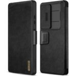 Nillkin Samsung Galaxy S25 Ultra kaarditaskuga ümbris – must