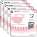 SUNKISS täiskasvanute mähkmed, suurus M, 40 tk, roosa