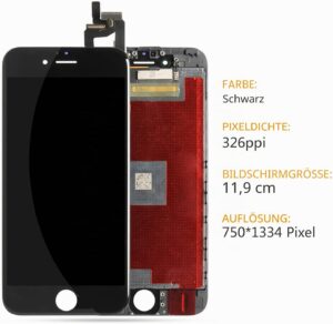 Apple iPhone 6S LCD ekraan ja puutetundlik klaas, must