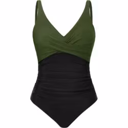 Naiste vormiv trikoo push-up padjanditega, roheline, L