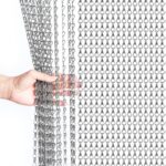 Alumiiniumist putukakardin kettidest, 90 x 200 cm, hall