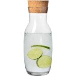 Krosno Pure veekarahvin korgist kaanega, 1000 ml