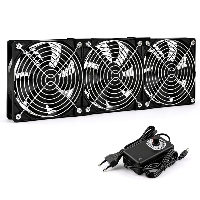 korpuseventilaatorid kiiruse regulaatoriga – 120 mm korpuseventilaatorid 230V kiiruse regulaatoriga, 3 tk