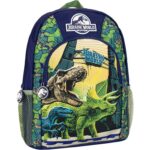 Jurassic World laste seljakott dinosaurustega, sinine