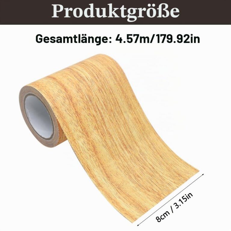 Puiduimitatsiooniga parandusteip 8 cm x 4,57 m