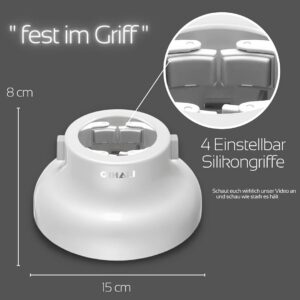 Universaalne fööni difuuser lokkis juustele (4,4–6,6 cm)